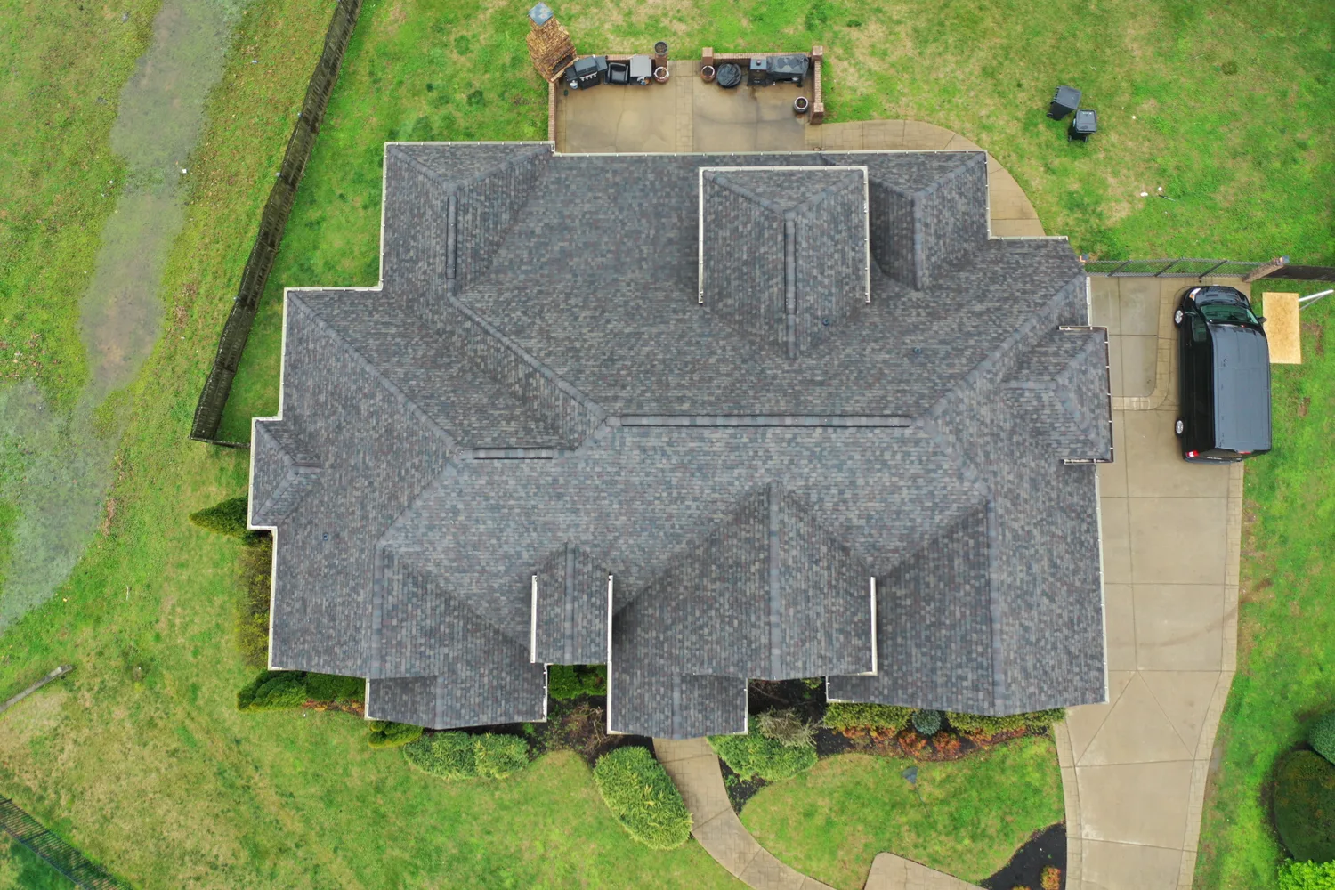 Residential roof in Arrington, Tennessee