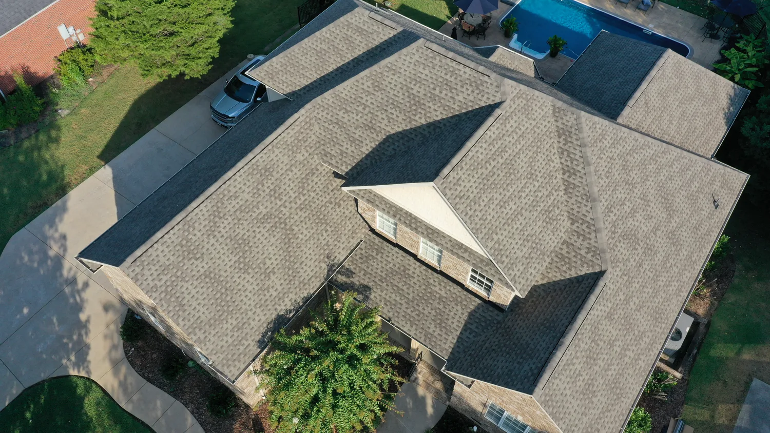 Residential roofing project in Brentwood, Tennessee