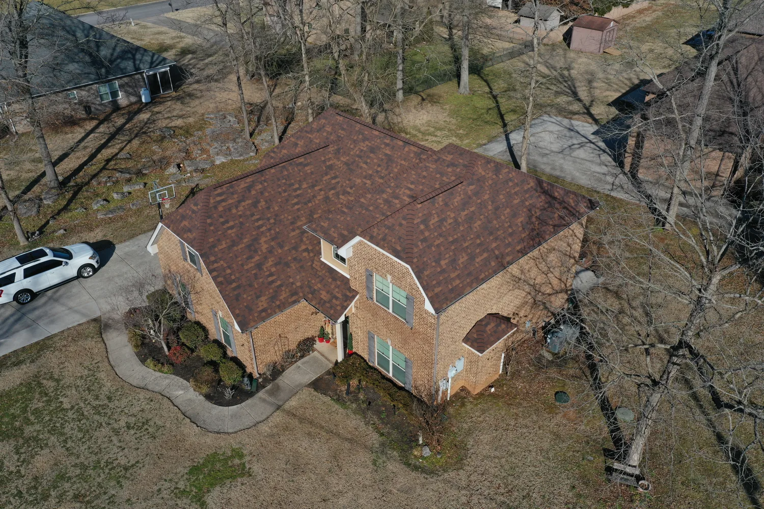 Residential roofing project in Middle Tennessee