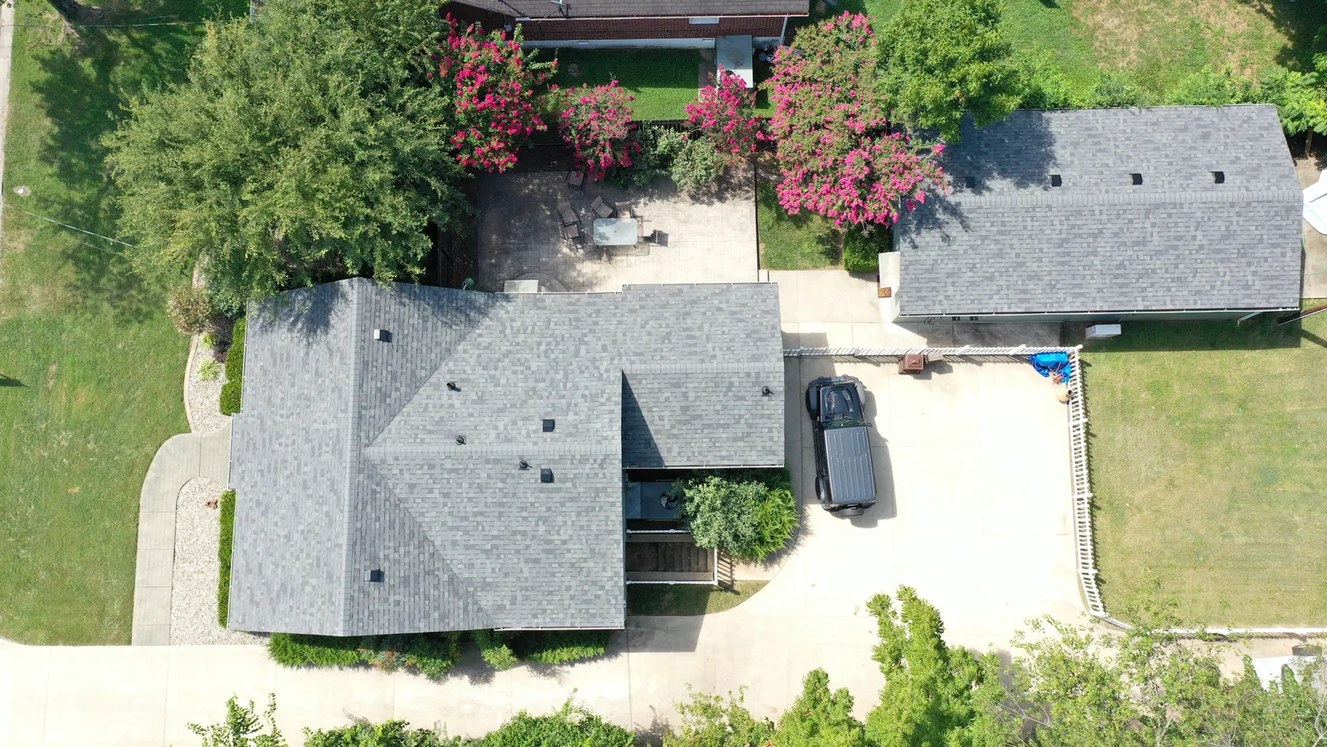 Completed roofing project in Murfreesboro, Tennessee