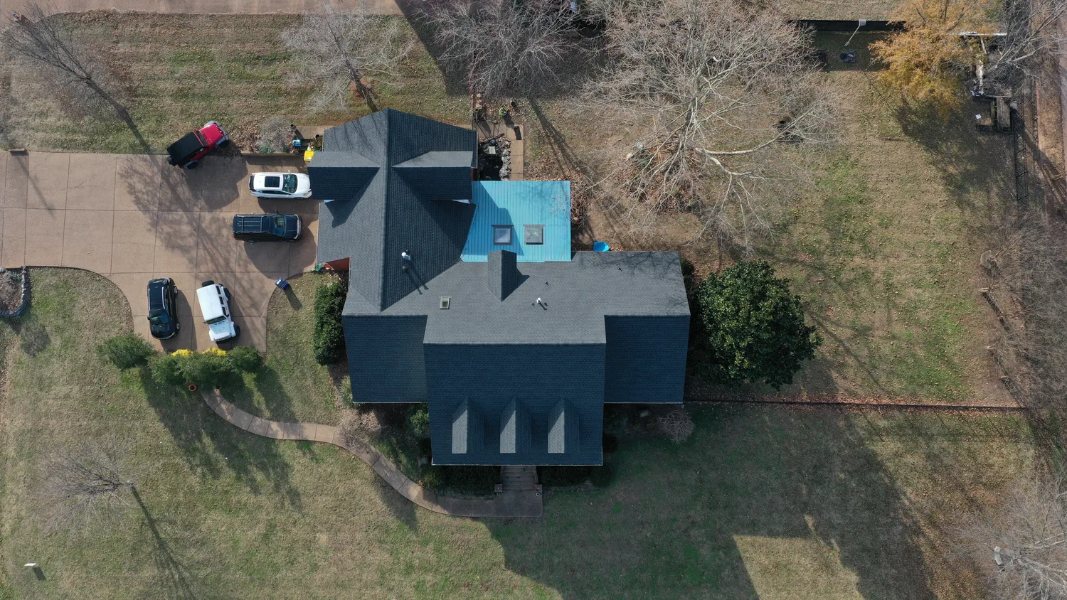 Roofing project in Middle Tennessee